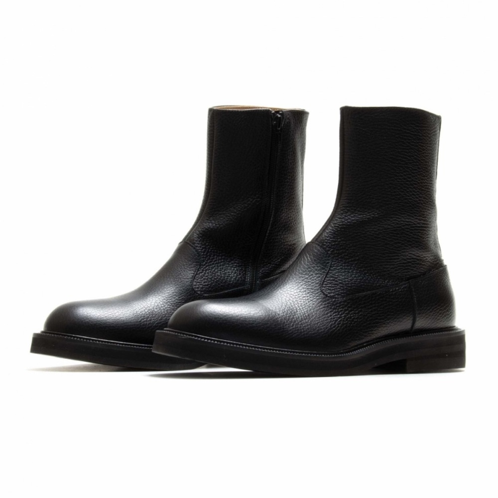 Men’s boots Dries Van Noten, black leather, Made in Italy, new (never used).